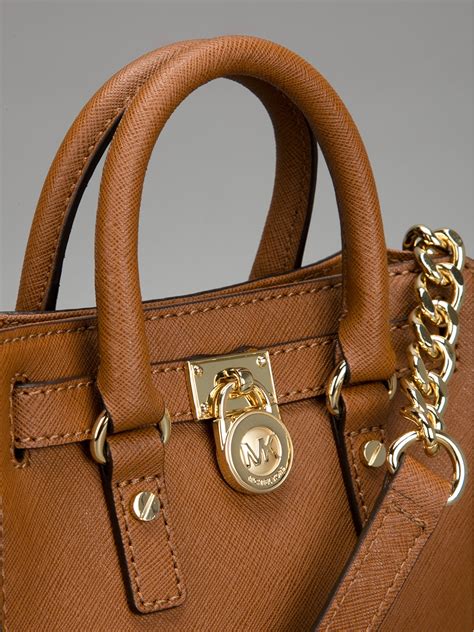 brown and tan michael kors bag|michael kors quilted shoulder bag.